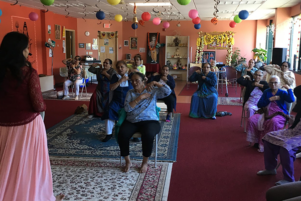 Yoga At the Adult Day Care