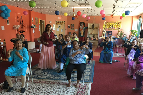 Yoga At the Adult Day Care